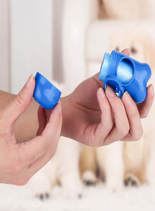 Depets Dog Poop Bag, Extra Thick Doggie Poop Bags with Dispenser and Leash Clip, Leak-Proof Dog Waste Bags, 11.8 × 8.7 in Poop Bags for Dogs Cats, Blue, 160 Count - Image 4